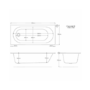 GRADE A2 - 1700 x 700 Steel Bath with No Tap Holes 