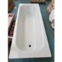 GRADE A2 - 1700 x 700 Colt Single Ended Steel Bath with 0 Tap Holes and Grips