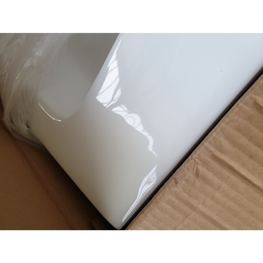 GRADE A2 - 670mm White Freestanding Vanity Unit with Basin - Westbury