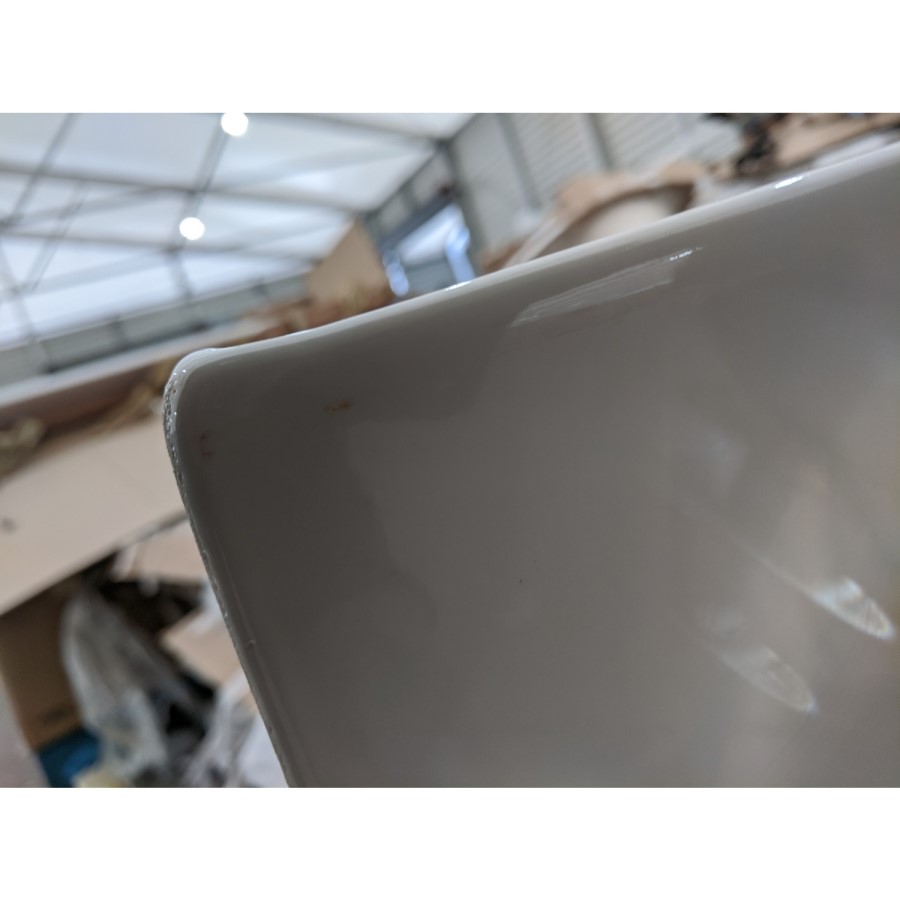 Grade A2 - 1200mm Black Wall Hung Double Vanity Unit with Basin - Morella