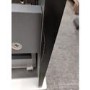 Grade A2 - 800mm Black Wall Hung Vanity Unit with Basin - Morella