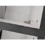 Grade A2 - 1200mm Grey Freestanding Double Vanity Unit with Sink - Burford