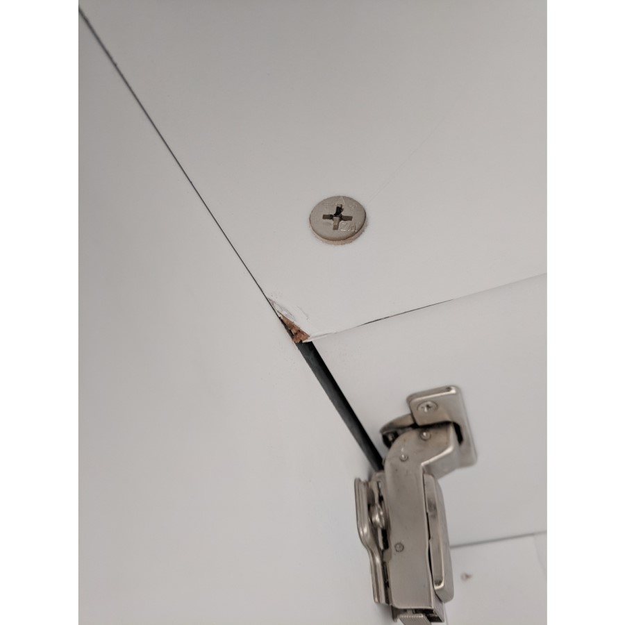 Grade A2 - 1200mm Grey Freestanding Double Vanity Unit with Sink - Burford