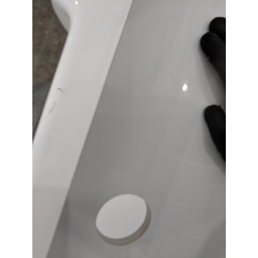 Grade A2 - Freestanding Double Ended Roll Top Bath with Chrome Feet 1515 x 740mm - Park Royal