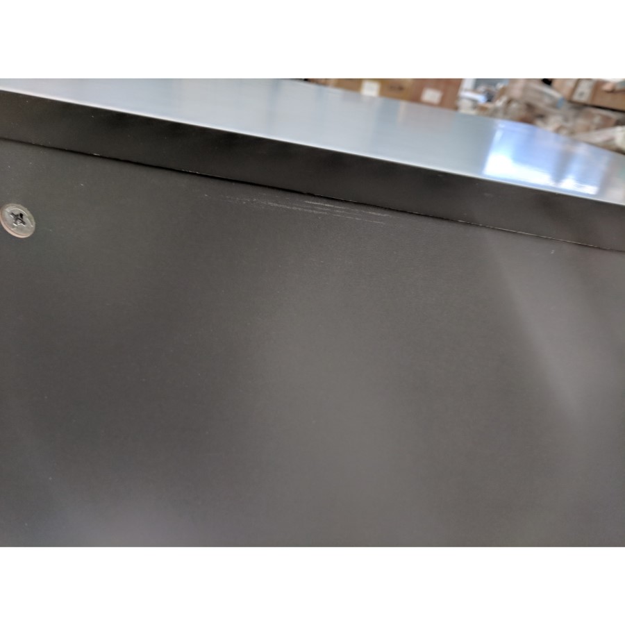 Grade A2 - 1200mm Anthracite Wall Hung Double Vanity Unit with Basin - Morella