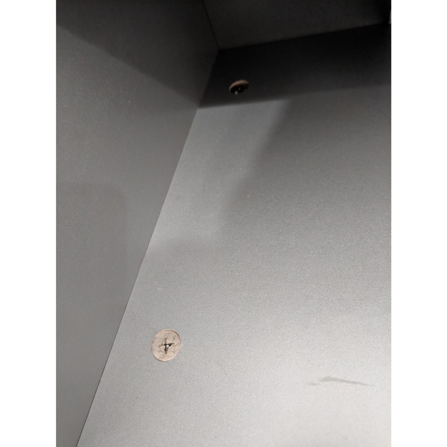 Grade A2 - 670mm Light Grey Freestanding Vanity Unit with Basin - Westbury