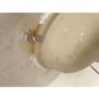 Grade A2 - 800mm White Freestanding Marble Top Vanity Unit - Ashbourne
