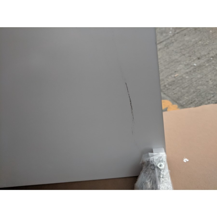 Grade A2 - 610mm Grey Freestanding Vanity Unit with Basin - Burford