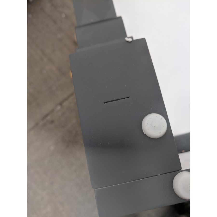 Grade A2 - 610mm Grey Freestanding Vanity Unit with Basin - Burford