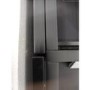 Grade A2 - 1200mm Black Wall Hung Double Countertop Vanity Unit with Basin - Roxbi
