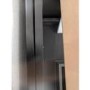 Grade A2 - 1200mm Black Wall Hung Double Countertop Vanity Unit with Basin - Roxbi