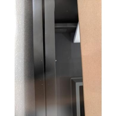 Grade A2 - 1200mm Black Wall Hung Double Vanity Unit with Basin - Roxbi