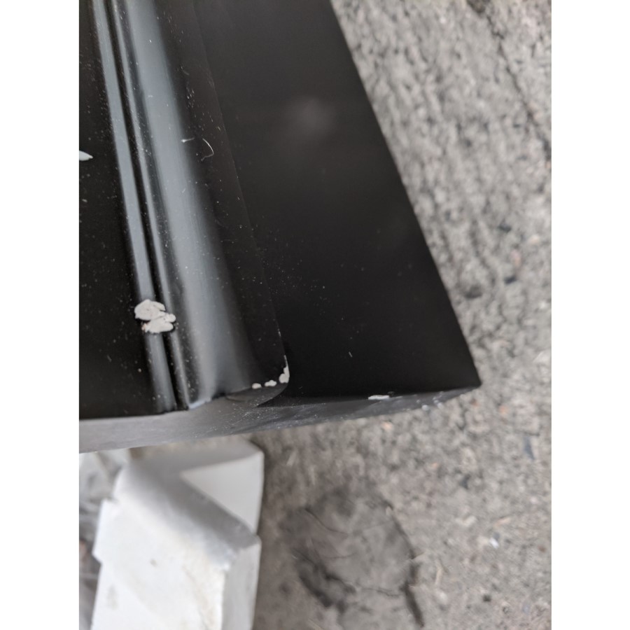 Grade A2 - 800mm Black Freestanding Vanity Unit with Basin - Camden