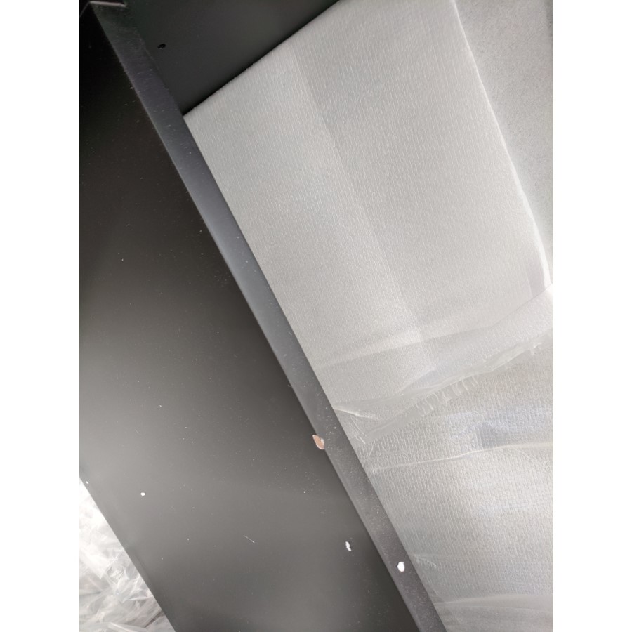 Grade A2 - 800mm Black Freestanding Vanity Unit with Basin - Camden