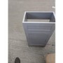 Grade A2 - Baxenden Cloakroom Toilet Suite with Grey Floorstanding Vanity Unit and Basin