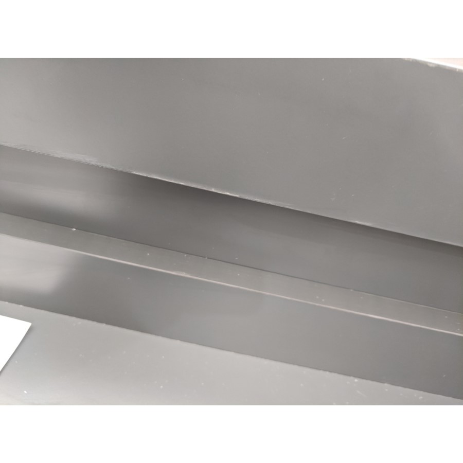 Grade A2 - 800mm Dark Grey Wall Hung Vanity Unit with Basin - Pendle
