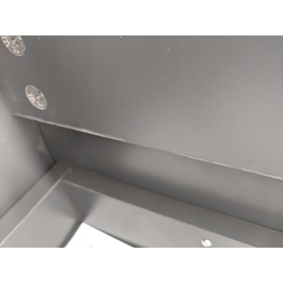 Grade A2 - 800mm Dark Grey Wall Hung Vanity Unit with Basin - Pendle