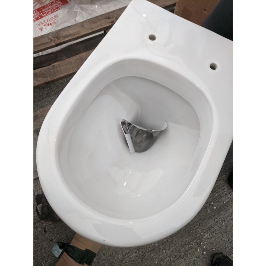 Grade A2 - Back to Wall Toilet with Soft Close Seat - Addison