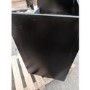 Grade A2 - 600mm Black Freestanding Vanity Unit with Matt Black Basin - Roxbi