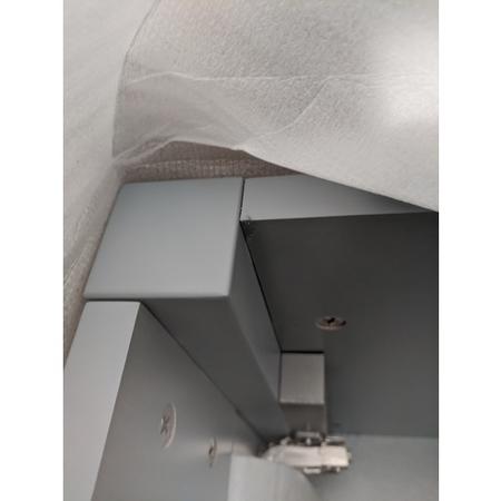Grade A2 - 600mm Grey Freestanding Vanity Unit with Sink - Avebury