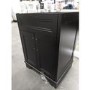 Grade A2 - 600mm Black Freestanding Countertop Vanity Unit with Basin - Camden