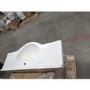 Grade A2 - 1200mm White Freestanding Vanity Unit with Basin - Classic