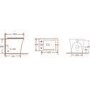 Grade A1 - Back To Wall Rimless Toilet with Soft Close Seat - Boston