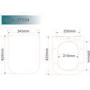 Grade A1 - Back To Wall Rimless Toilet with Soft Close Seat - Boston