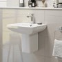 Grade A1 - Semi Pedestal and Basin 460mm - Tabor