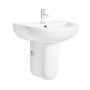 Modern Semi Pedestal Basin 550mm - Addison