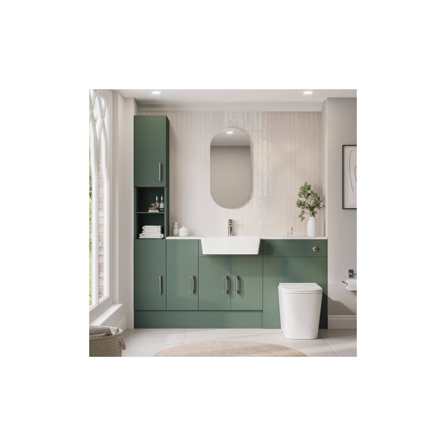 Back to Wall Rimless Toilet with Soft Close Seat - Albi