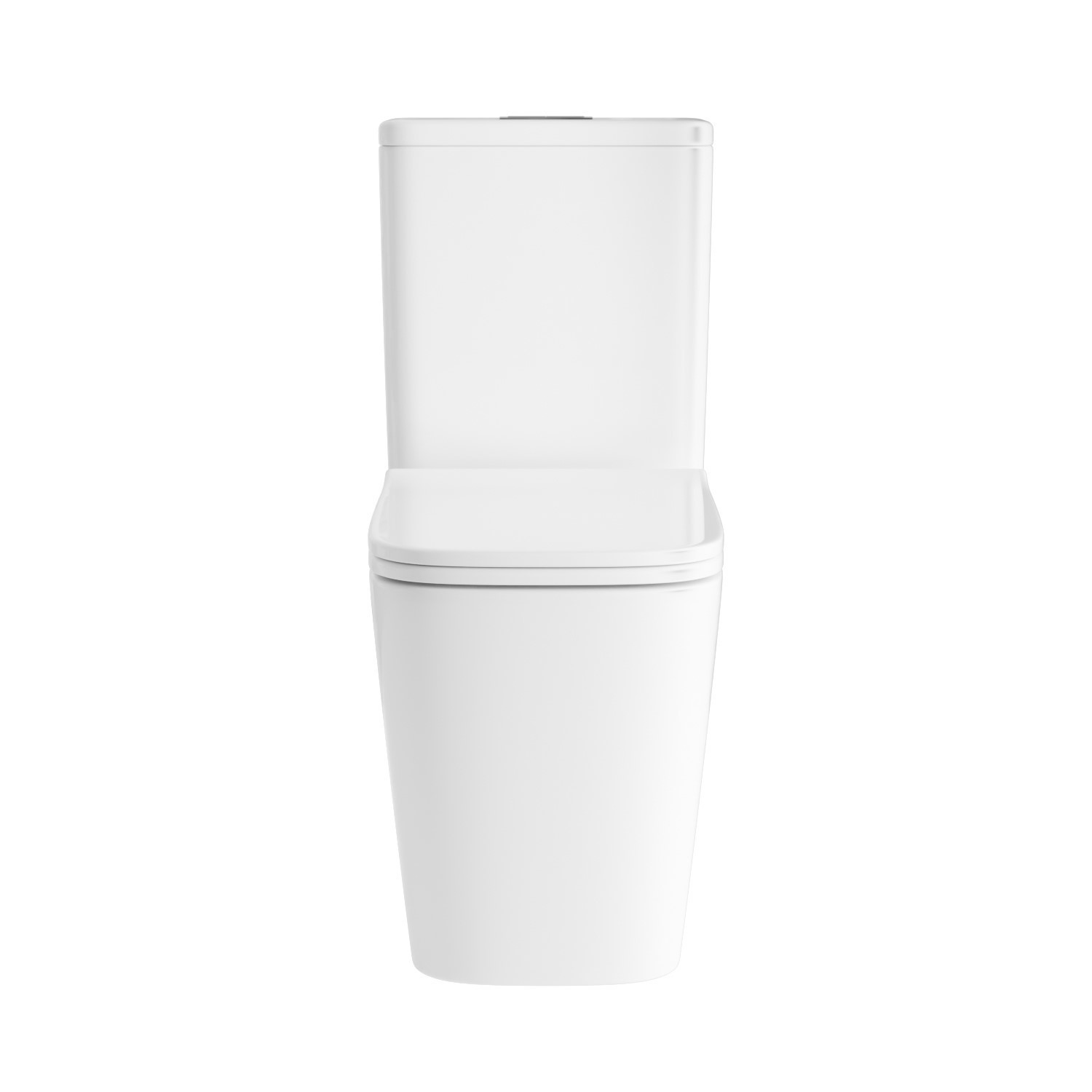 Close Coupled Rimless Closed Back Toilet with Soft Close Seat - Albi ...