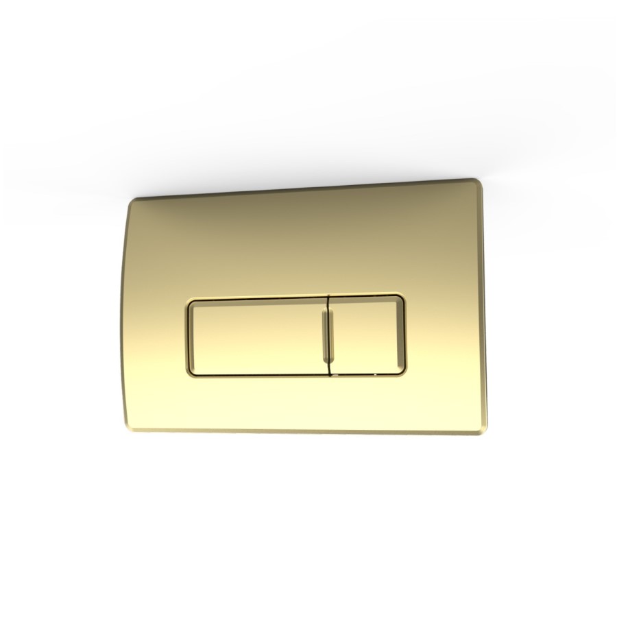 Matt Black Wall Hung Toilet with Soft Close Seat, Brass Pnuematic Flush Plate, 1168mm Frame & Cistern - Albi