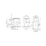 Wall Hung Toilet with Soft Close Seat, Mechanical Chrome Flush Plate, 1168mm Frame & Cistern - Albi