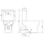 Chrome Freestanding Left Hand Shower Bath Suite with Toilet and Basin - Amaro