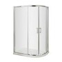 900 x 760mm Right Hand Offset Quadrant Shower Enclosure and Tray - Fiji