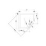 800mm Quadrant Shower Enclosure with Tray - Fiji