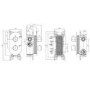 Brushed Bronze 2 Outlet Wall Mounted Thermostatic Mixer Shower Set with Hand Shower - Arissa