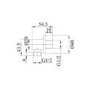 Grade A1 - Brushed Brass Single Outlet Thermostatic Mixer Shower Set with Hand Shower - Arissa