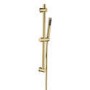 Grade A1 - Brushed Brass Thermostatic Mixer Shower with Slider Riser Rail Kit - Arissa