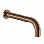 Brushed Bronze 2 Outlet Thermostatic Mixer Shower Set with Bath Filler Spout and Integrated Hand Shower - Arissa