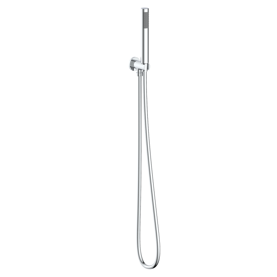 Chrome 3 Outlet Wall Mounted Thermostatic Mixer Shower Set With Hand Shower and Bath Filler Spout - Arissa