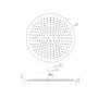 Ultra Slim Round Shower Head 300mm