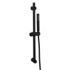 Black Thermostatic Mixer Shower with Slider Riser Rail Kit  - Arissa