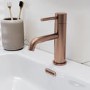 Brushed Bronze Cloakroom Mono Basin Mixer Tap - Arissa