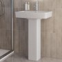 Modern Pedestal Basin 570mm - Ashford