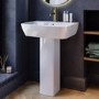 Modern Full Pedestal Basin 600mm - Atlanta