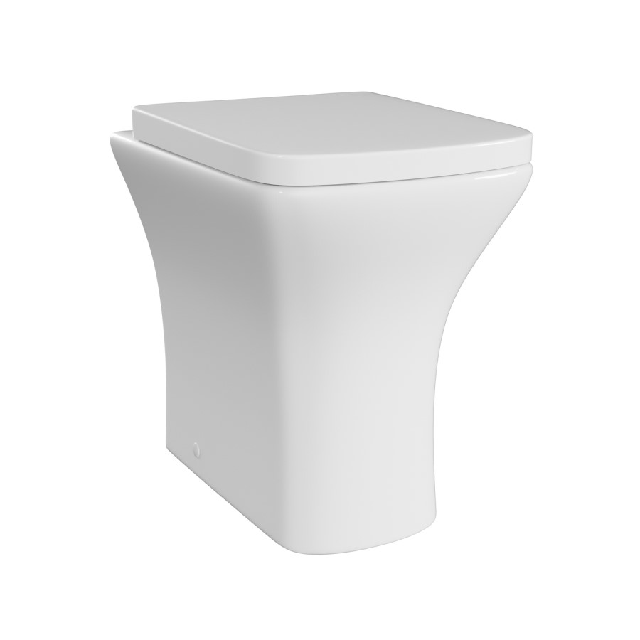 Back to Wall Rimless Comfort Height Toilet with Soft Close Seat - Austin
