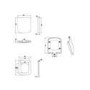 Wall Hung Rimless Toilet with Soft Close Seat, Chrome Mechanical Flush Plate, 1160mm Frame & Cistern - Austin