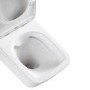 Wall Hung Rimless Toilet with Soft Close Seat, Black Glass Sensor Flush Plate, 1168mm Frame & Cistern – Palma